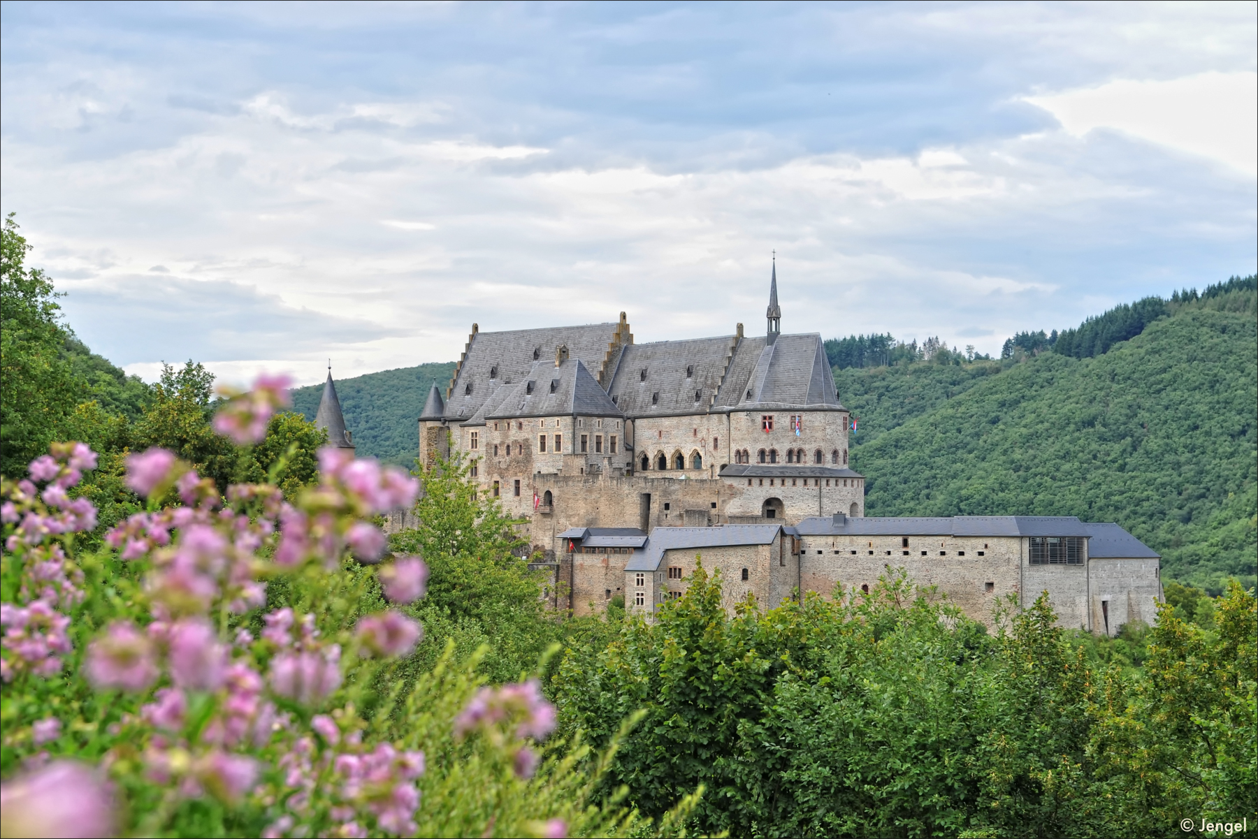 Das mittelalterliche Schloss Vianden