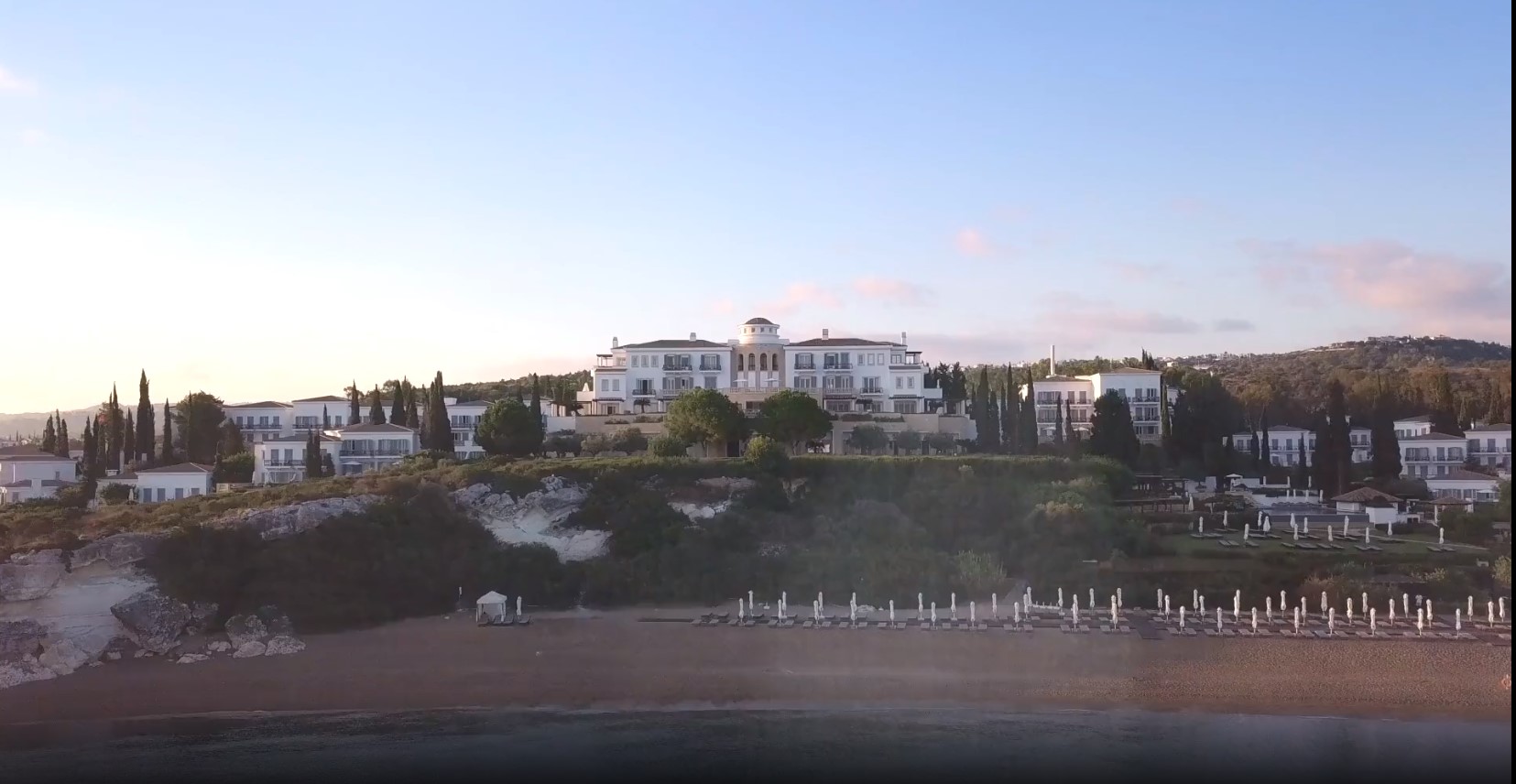 Luxusresort Anassa mit Blick auf das Mittelmeer bei Paphos